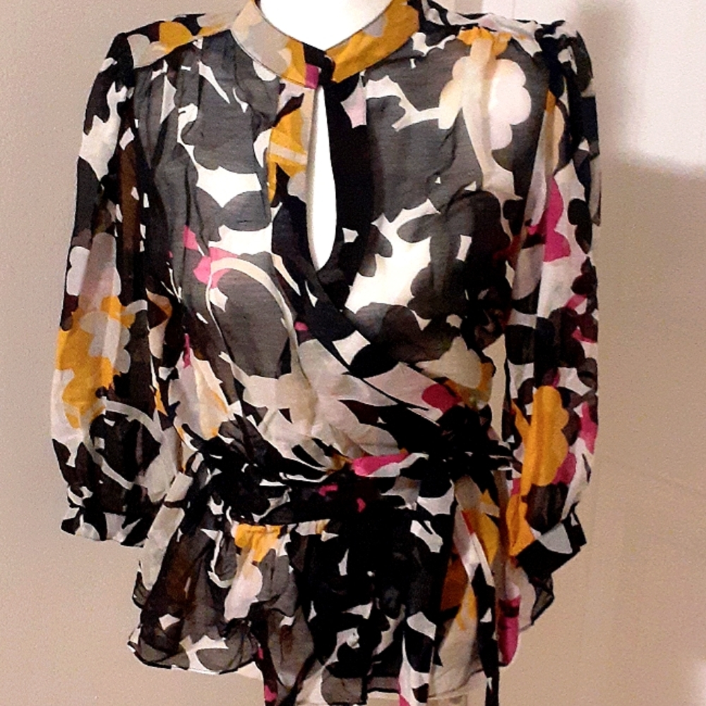 DVF wraparound top